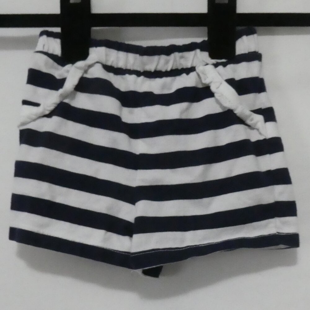 CIRCO | 3 months | Navy and White Striped Shorts